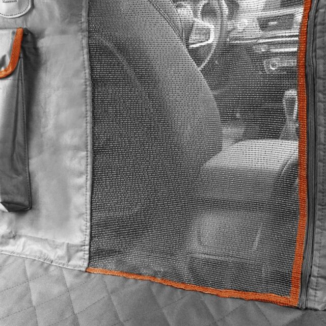 Dog’s Contrast Trim Car Seat Cover