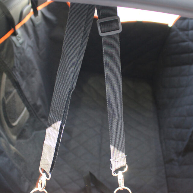 Dog’s Contrast Trim Car Seat Cover