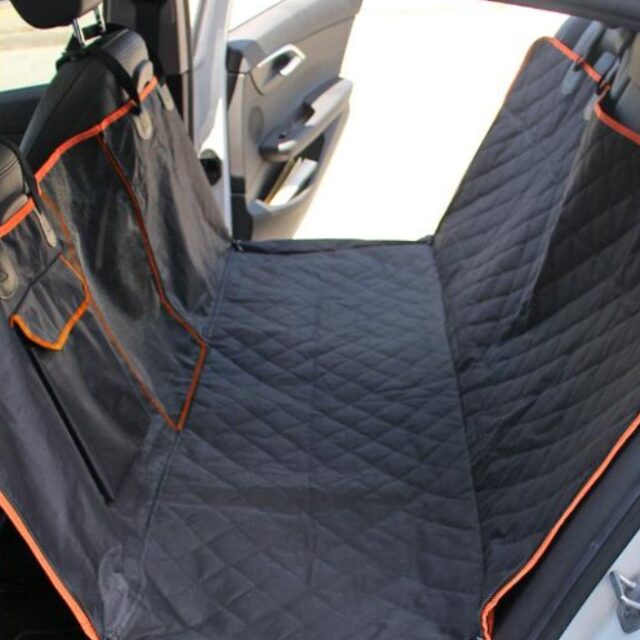 Dog’s Contrast Trim Car Seat Cover