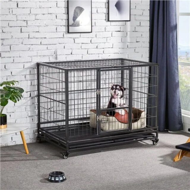 Deluxe Indoor/Outdoor Dog Kennel and Crate Playpen