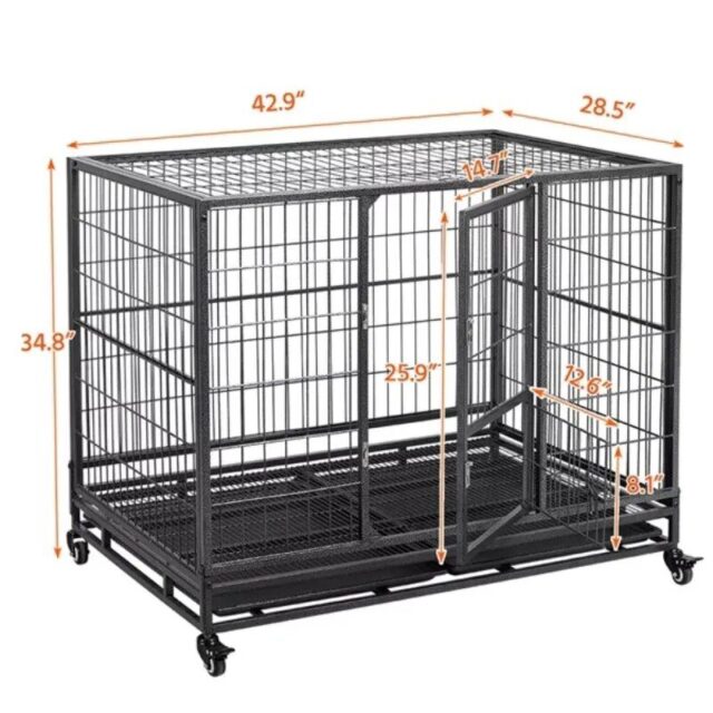 Deluxe Indoor/Outdoor Dog Kennel and Crate Playpen