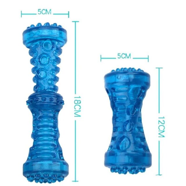 Durable Rubber Dog Chew Toy: Interactive Puppy Teething & Play Bone
